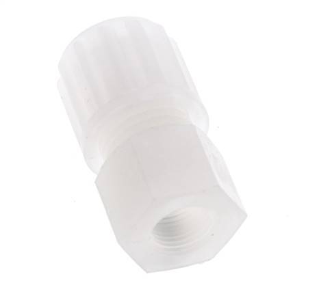 8x6mm & G1/8'' PVDF Straight Compression Fitting with Female Threads 10 bar