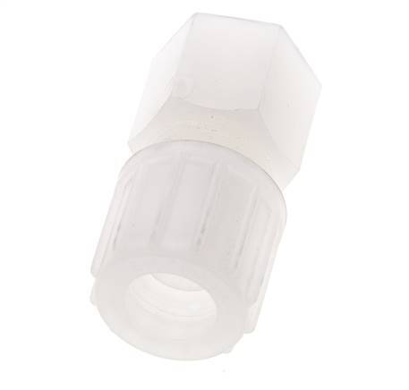 14x12mm & G1/4'' PVDF Straight Compression Fitting with Female Threads 10 bar