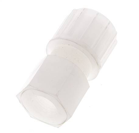 6x4mm & G3/8'' PVDF Straight Compression Fitting with Female Threads 10 bar