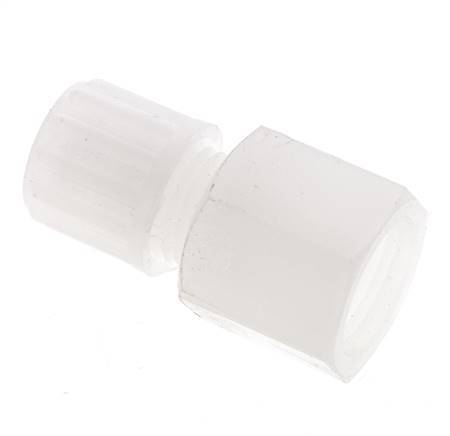 8x6mm & G3/8'' PVDF Straight Compression Fitting with Female Threads 10 bar