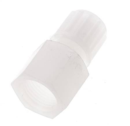 8x6mm & G3/8'' PVDF Straight Compression Fitting with Female Threads 10 bar