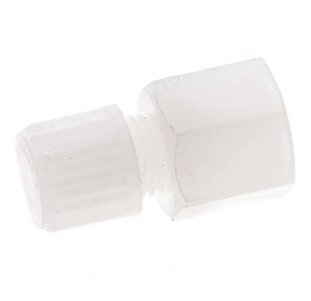14x12mm & G3/8'' PVDF Straight Compression Fitting with Female Threads 10 bar