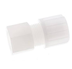 14x12mm & G3/8'' PVDF Straight Compression Fitting with Female Threads 10 bar