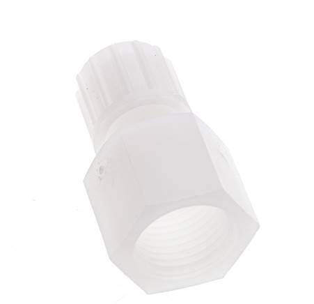 10x8mm & G1/2'' PVDF Straight Compression Fitting with Female Threads 10 bar