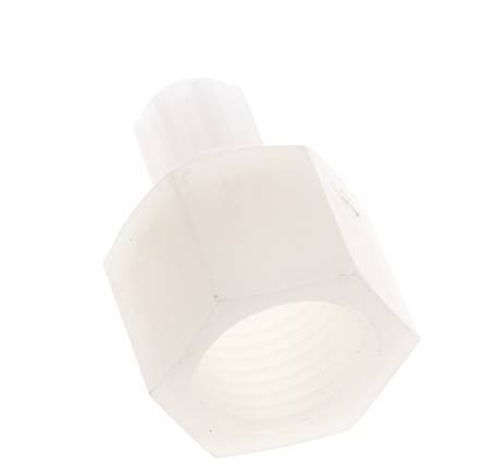 6x4mm & G1/2'' PVDF Straight Compression Fitting with Female Threads 10 bar