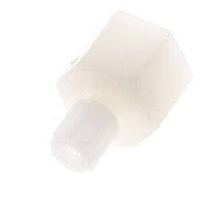 6x4mm & G1/2'' PVDF Straight Compression Fitting with Female Threads 10 bar