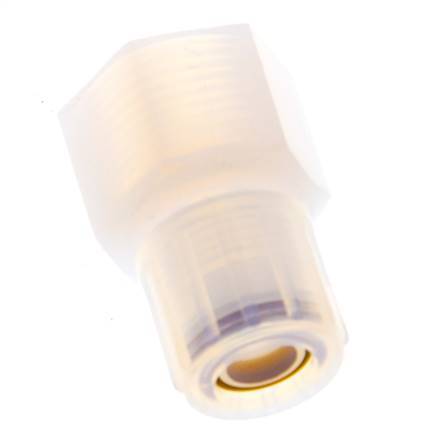 12x10mm & G1/2'' PFA Straight Cutting Fitting with Female Threads 10 bar