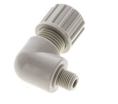 10x8mm & G1/8'' PP Elbow Compression Fitting with Male Threads 10 bar