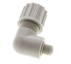 12x9mm & G1/8'' PP Elbow Compression Fitting with Male Threads 10 bar