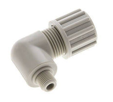 12x9mm & G1/8'' PP Elbow Compression Fitting with Male Threads 10 bar
