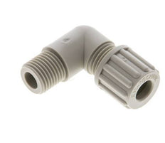 8x6mm & G1/4'' PP Elbow Compression Fitting with Male Threads 10 bar