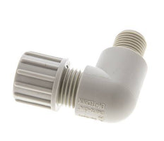 10x8mm & G1/4'' PP Elbow Compression Fitting with Male Threads 10 bar