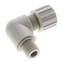 10x8mm & G1/4'' PP Elbow Compression Fitting with Male Threads 10 bar