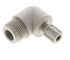 6x4mm & G1/2'' PP Elbow Compression Fitting with Male Threads 10 bar