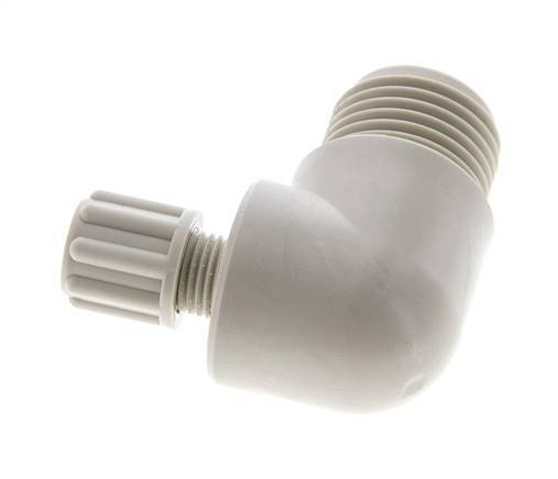 6x4mm & G1/2'' PP Elbow Compression Fitting with Male Threads 10 bar