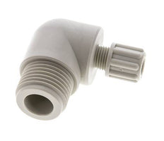 6x4mm & G1/2'' PP Elbow Compression Fitting with Male Threads 10 bar