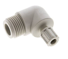 6x4mm & G1/2'' PP Elbow Compression Fitting with Male Threads 10 bar