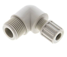 8x6mm & G1/2'' PP Elbow Compression Fitting with Male Threads 10 bar