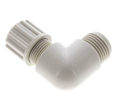 6x4mm & G3/8'' PVDF Elbow Compression Fitting with Male Threads 10 bar