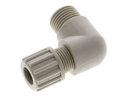 12x10mm & G1/2'' PP Elbow Compression Fitting with Male Threads 10 bar