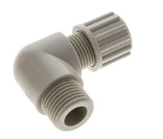 12x10mm & G1/2'' PP Elbow Compression Fitting with Male Threads 10 bar