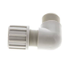 14x12mm & G1/2'' PP Elbow Compression Fitting with Male Threads 10 bar