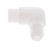 6x4mm & G1/2'' PVDF Elbow Compression Fitting with Male Threads 10 bar