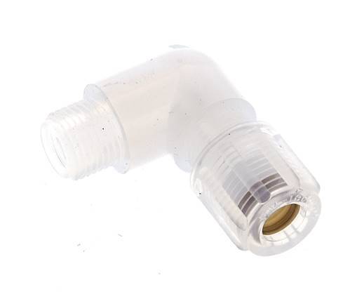 6x4mm & G1/8'' PFA Elbow Cutting Fitting with Male Threads 10 bar
