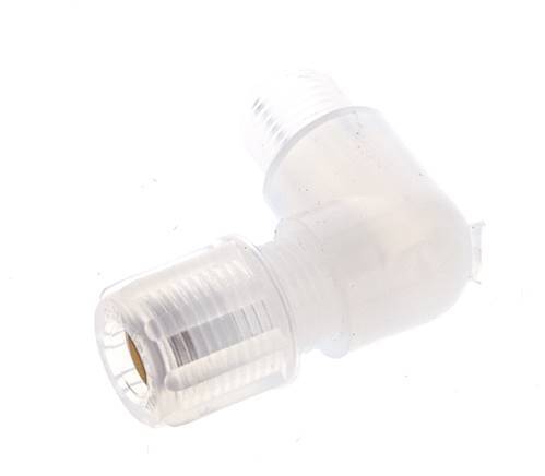 6x4mm & G1/8'' PFA Elbow Cutting Fitting with Male Threads 10 bar