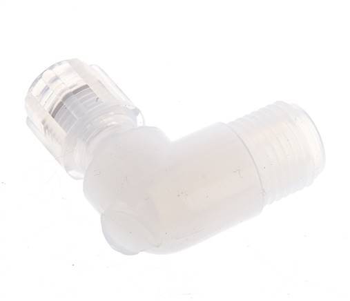 6x4mm & G1/4'' PFA Elbow Cutting Fitting with Male Threads 10 bar