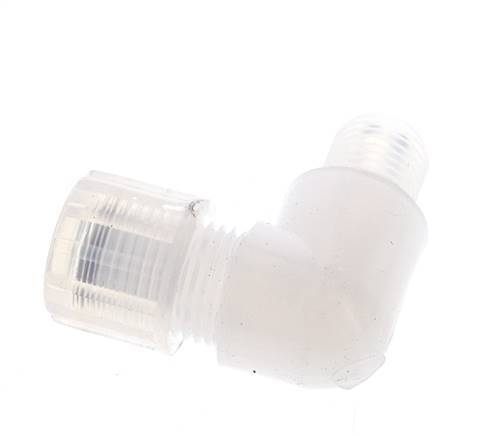 10x8mm & G1/4'' PFA Elbow Cutting Fitting with Male Threads 10 bar