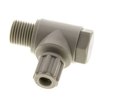 6x4mm & G1/4'' PP Elbow Compression Fitting with Male Threads with Banjo Bolt 10 bar