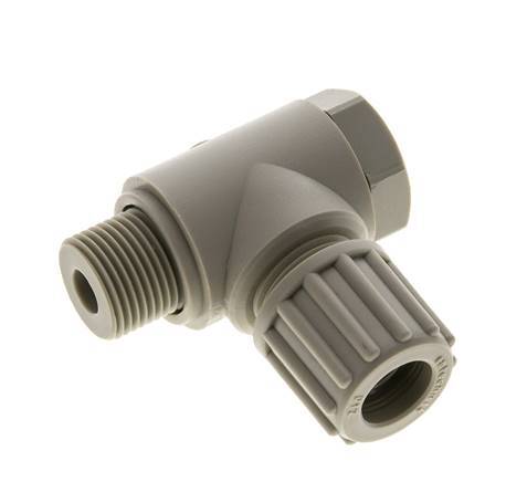 12x10mm & G3/8'' PP Elbow Compression Fitting with Male Threads with Banjo Bolt 10 bar