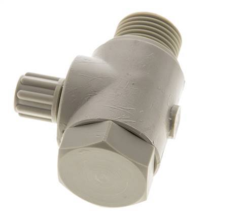 6x4mm & G1/2'' PP Elbow Compression Fitting with Male Threads with Banjo Bolt 10 bar