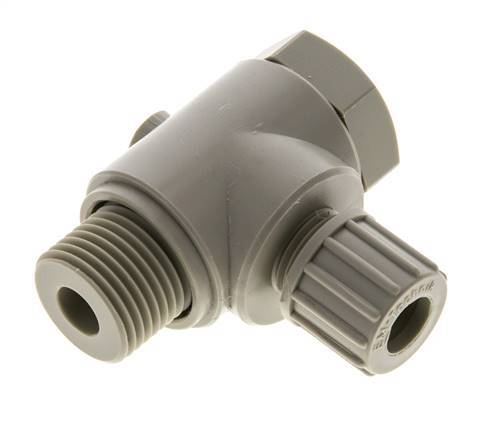 10x8mm & G1/2'' PP Elbow Compression Fitting with Male Threads with Banjo Bolt 10 bar