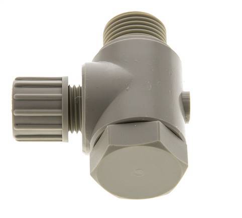 10x8mm & G1/2'' PP Elbow Compression Fitting with Male Threads with Banjo Bolt 10 bar