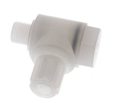 6x4mm & G1/8'' PVDF Elbow Compression Fitting with Male Threads with Banjo Bolt 10 bar