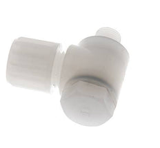 8x6mm & G1/8'' PVDF Elbow Compression Fitting with Male Threads with Banjo Bolt 10 bar