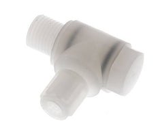 6x4mm & G1/4'' PVDF Elbow Compression Fitting with Male Threads with Banjo Bolt 10 bar