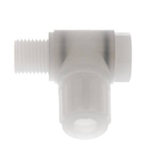 8x6mm & G1/4'' PVDF Elbow Compression Fitting with Male Threads with Banjo Bolt 10 bar