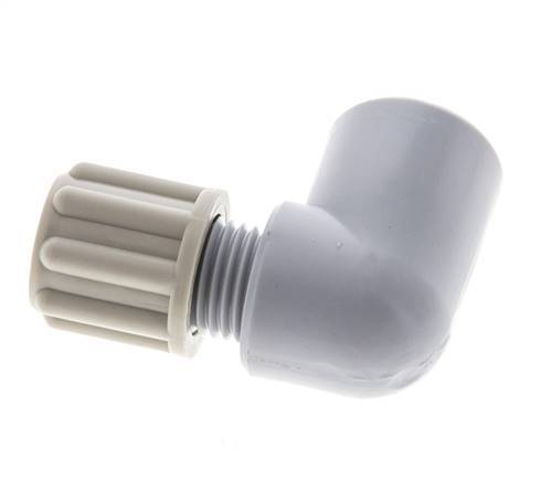 6x4mm & G1/8'' PA Elbow Compression Fitting with Female Threads 10 bar [2 Pieces]