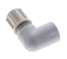6x4mm & G1/8'' PA Elbow Compression Fitting with Female Threads 10 bar [2 Pieces]