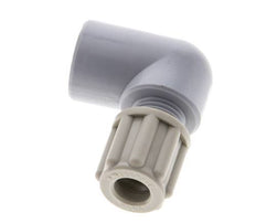 6x4mm & G1/8'' PA Elbow Compression Fitting with Female Threads 10 bar [2 Pieces]
