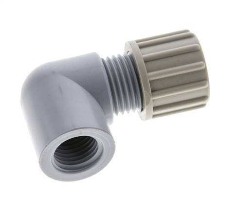 10x8mm & G1/4'' PA Elbow Compression Fitting with Female Threads 10 bar