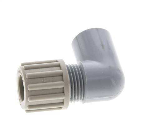12x10mm & G1/4'' PA Elbow Compression Fitting with Female Threads 10 bar