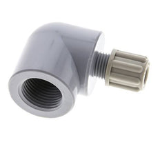 6x4mm & G3/8'' PA Elbow Compression Fitting with Female Threads 10 bar [2 Pieces]