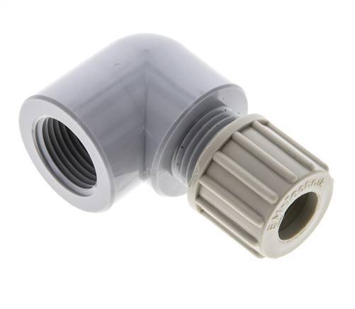 10x8mm & G3/8'' PA Elbow Compression Fitting with Female Threads 10 bar