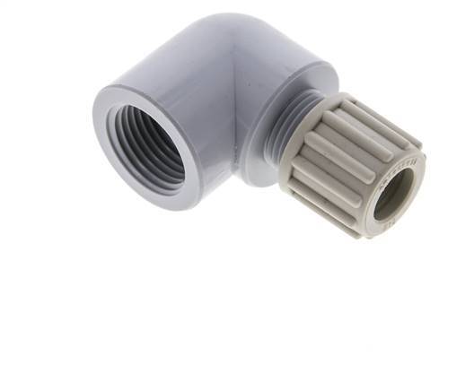 12x10mm & G1/2'' PA Elbow Compression Fitting with Female Threads 10 bar