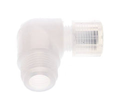 6x4mm & G1/4'' PVDF Elbow Compression Fitting with Female Threads 10 bar