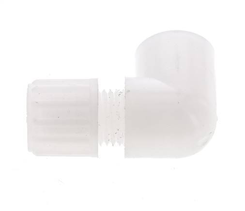 6x4mm & G3/8'' PVDF Elbow Compression Fitting with Female Threads 10 bar